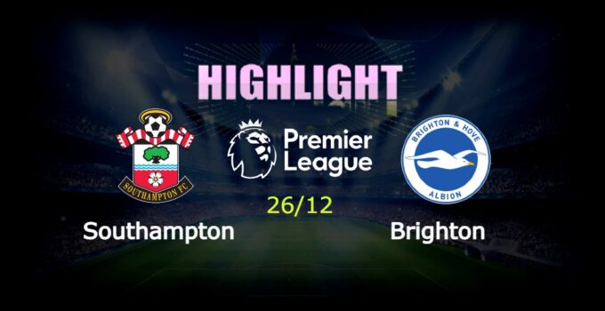 Southampton 1-3 Brighton & Hove Albion  26/12